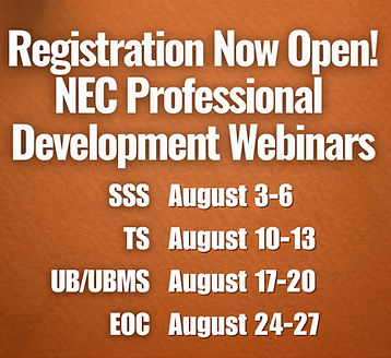 Professional Development Webinars for TRIO SSS, Talent Search, Upward Bound, & EOC