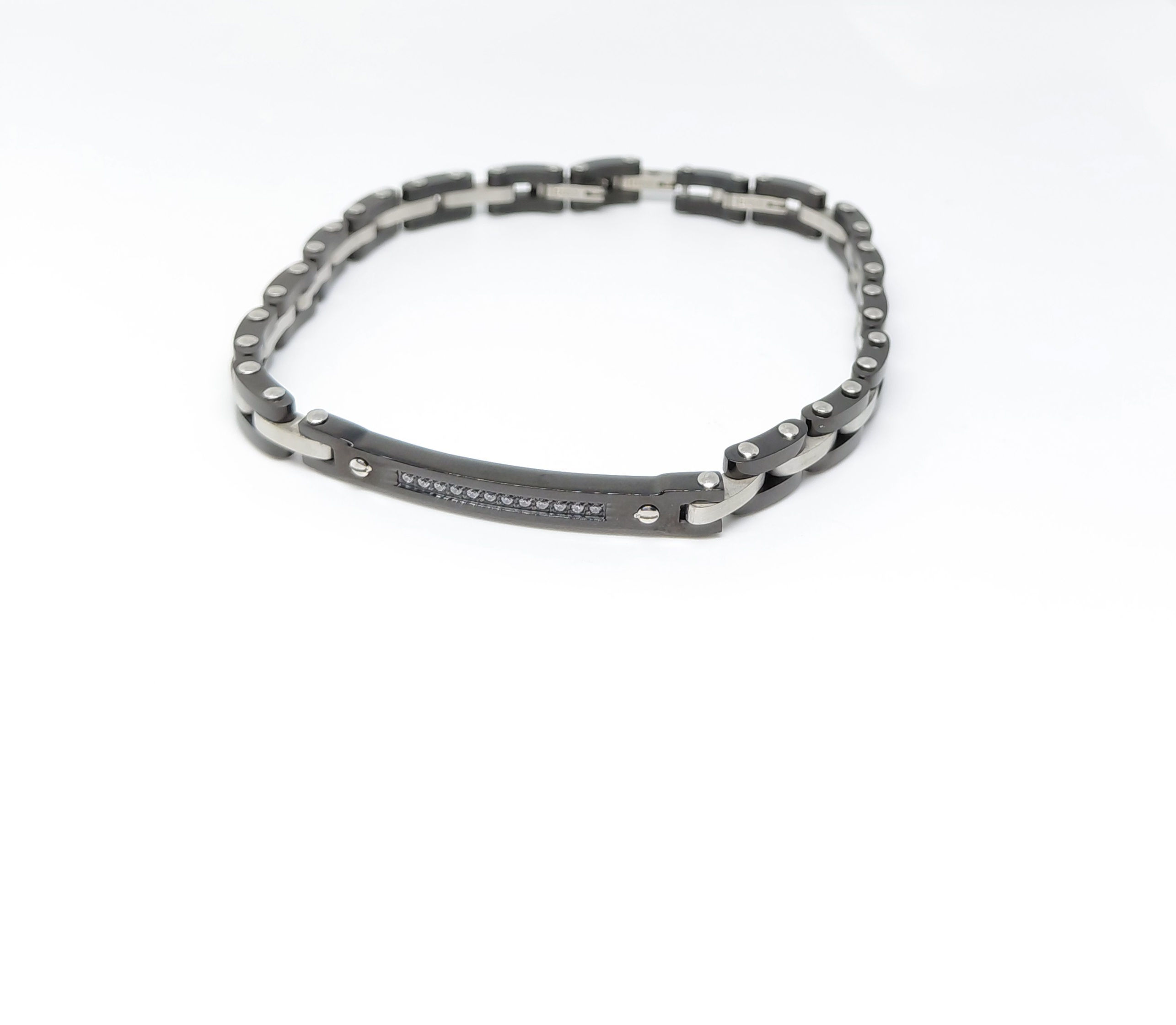 Bracciale acciaio uomo