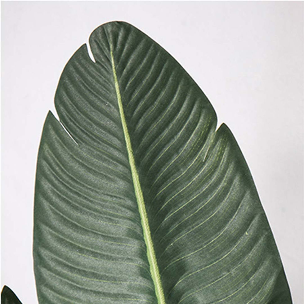 Thumbnail: NNEAGS 120cm Artificial Green Indoor Traveler Banana Fake Decoration Tree Flower