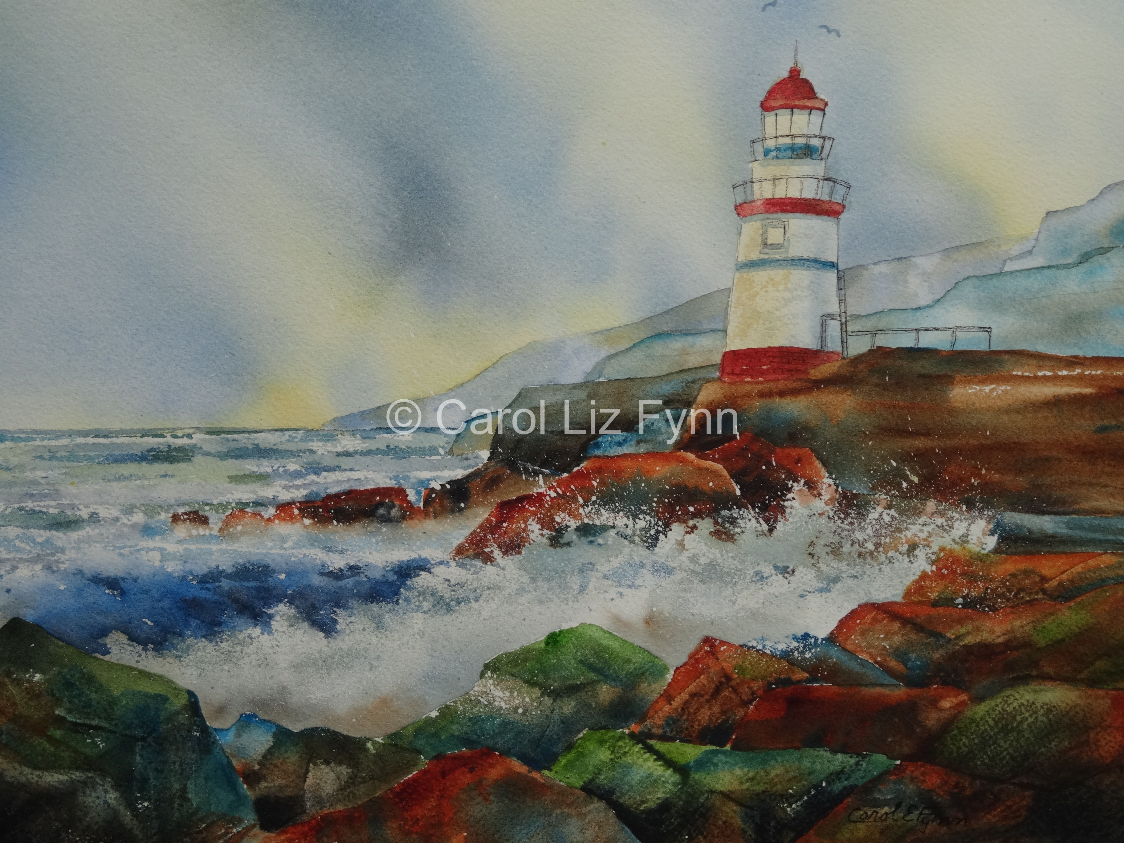 Lighthouse in a Storm