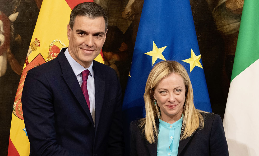 Correva l'anno 2023... la Presidente del Consiglio, Giorgia Meloni, incontrava a Palazzo Chigi il Presidente del Governo di Spagna, Pedro Sánchez. Quante lune sono passate da allora - Governo.it