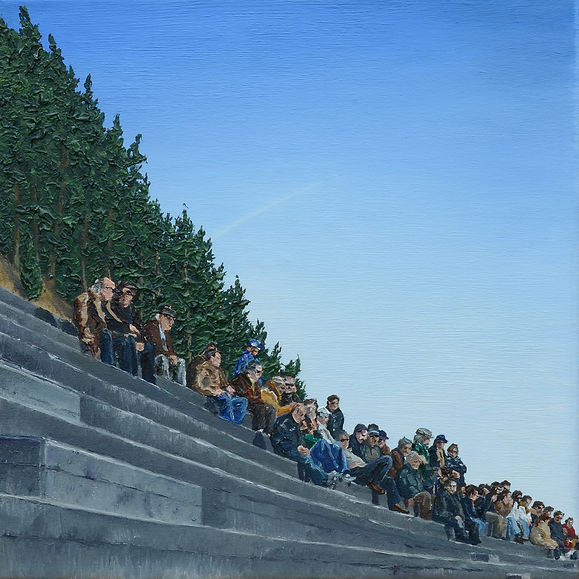 Fußballfans_07_Oel_auf_Leinwand_30x30cm.