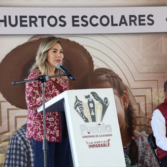 Presenta Ayuntamiento de Puebla programa "Santuario de Polinizadores" y 120 huertos "Manos a la Tierra"
