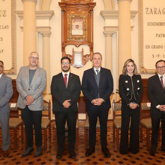 Firman Pepe Chedraui y el rector Jorge Medina convenio de colaboración entre Ayuntamiento y UPAEP