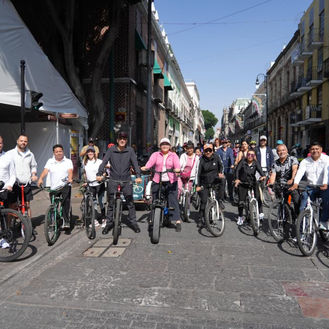 Pepe Chedraui encabeza la Rodada Patrimonial en Puebla