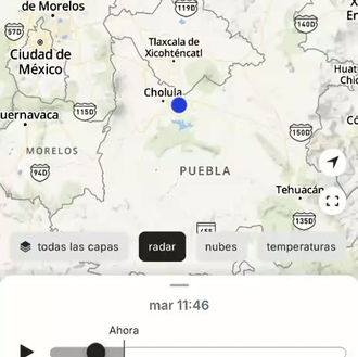 Activan alerta preventiva en Puebla Capital ante pronóstico de lluvias por la tarde