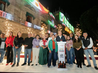 Puebla capital se viste de tricolor: Pepe Chedraui enciende la iluminación patria 2026