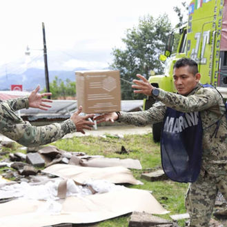 Ayuntamiento de Puebla envía 2 mil despensas a Huauchinango tras paso de la tormenta Raymond
