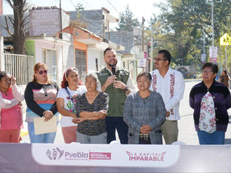 Inversión en Vialidad y Agua para Mil 105 Estudiantes de San Pablo Xochimehuacán