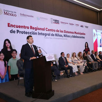 Pepe Chedraui encabeza con Alejandro Armenta foro regional para erradicar la violencia infantil