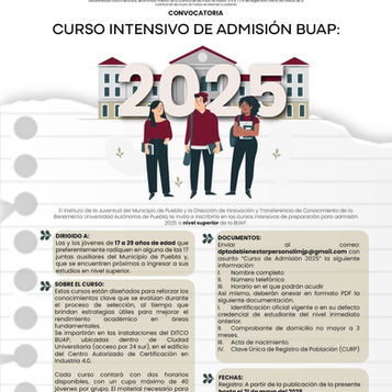 IJMP Lanza Convocatoria para Preparación Universitaria Gratuita en Puebla