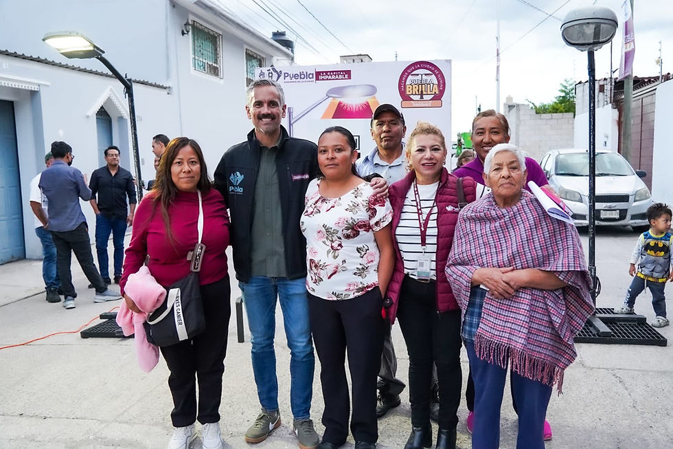 En San Francisco Totimehuacán, Pepe Chedraui activa el programa integral Puebla Brilla