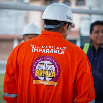 Puebla Brilla: 350 mil habitantes ya cuentan con alumbrado público LED modernizado