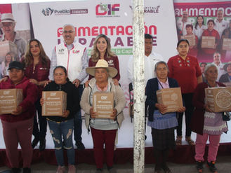 Gobierno de Pepe Chedraui entrega más de 5 mil despensas en Guadalupe Tecola