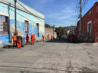 Gobierno Municipal fortalece campaña de limpieza “Limpiando bien y a la primera” en los barrios de Puebla