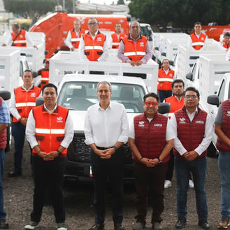Moderniza Pepe Chedraui la flotilla de Limpia en Puebla con 23 nuevos vehículos operativos