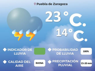 Exhorta Ayuntamiento a tomar medidas preventivas ante presencia de celdas pluviales este miércoles
