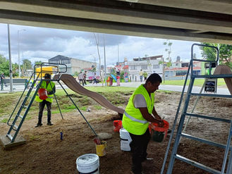 Puebla mejora espacios públicos con mantenimiento de mobiliario urbano impulsado por Pepe Chedraui