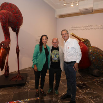 El Murmullo de los Océanos” llega al Palacio Municipal: arte huichol y reciclaje por el medio ambiente