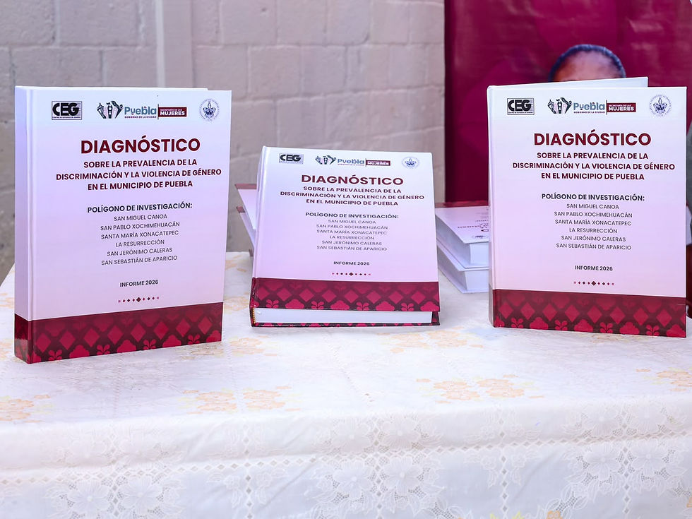 Presenta Gobierno Municipal diagnóstico sobre violencia de género en seis Juntas Auxiliares
