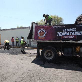 Pepe Chedraui lidera programa de bacheo en Bulevar Norte y Gran Avenida por seguridad vial