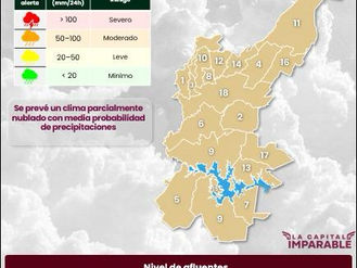 Puebla prevé clima cálido y 50% de probabilidad de lluvia con celda vespertina este 11 de septiembre