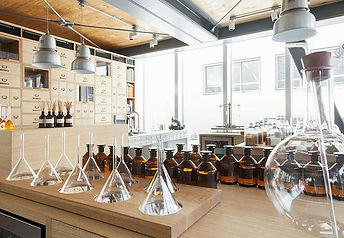 chemical vesel on tabel of attar kannauj