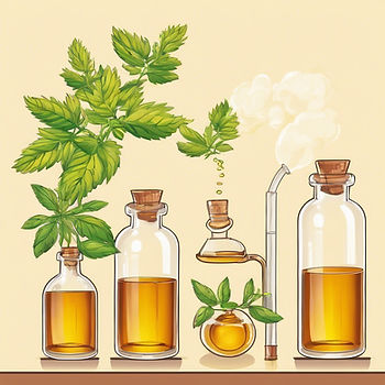 Representation of CO2 extracting of Oil