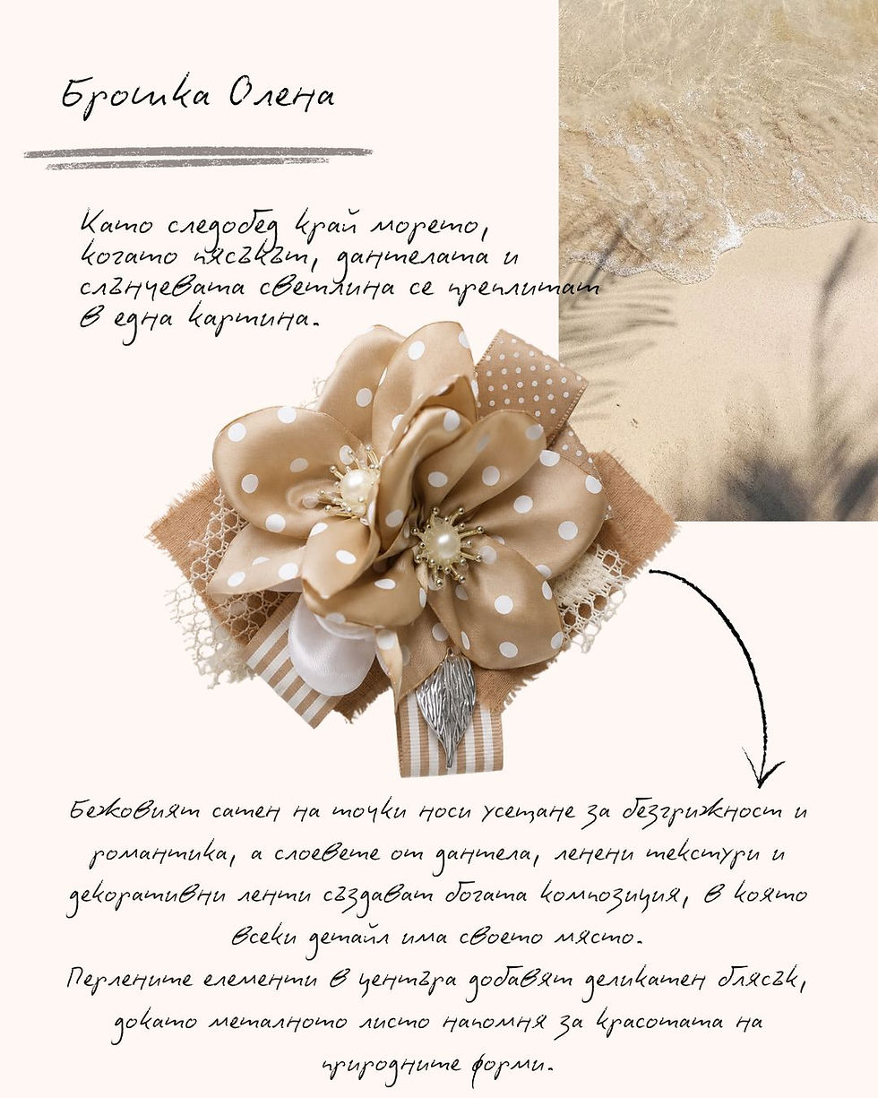 Миниатюра: Брошка Олена