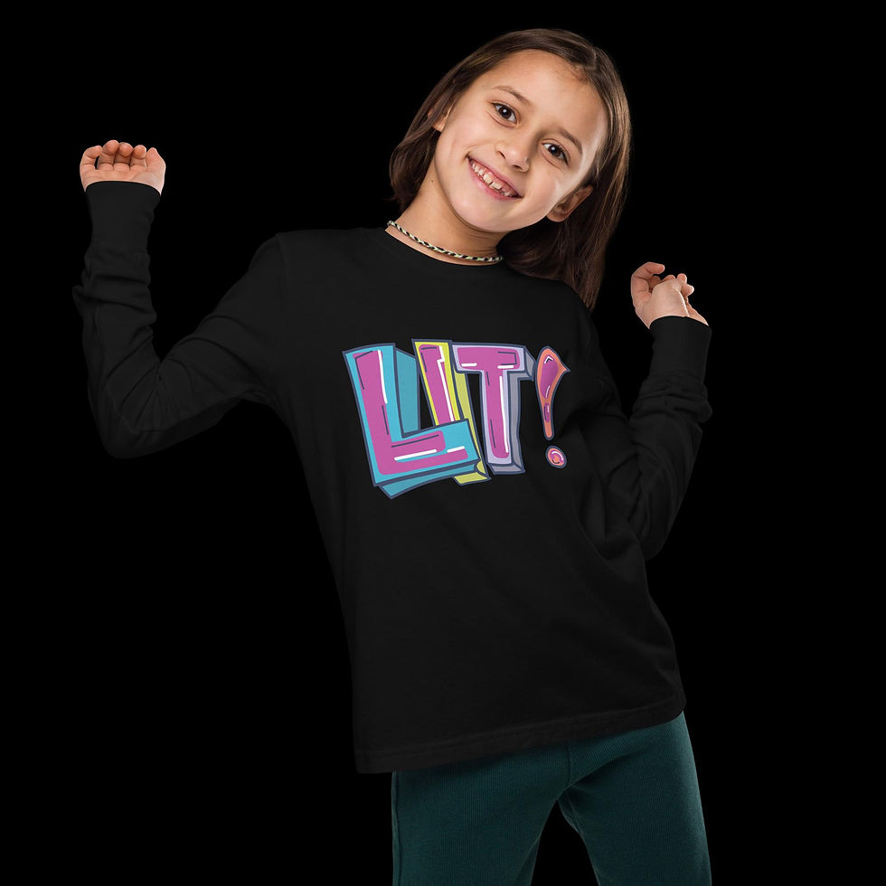 Thumbnail: LIT Horizontal Youth long sleeve tee