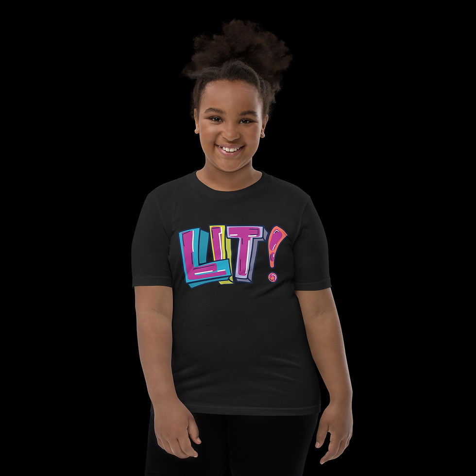 Thumbnail: LIT Horizontal Youth Short Sleeve T-Shirt