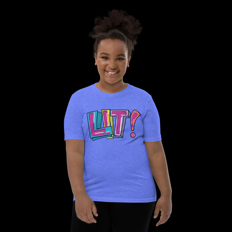 Thumbnail: LIT Horizontal Youth Short Sleeve T-Shirt