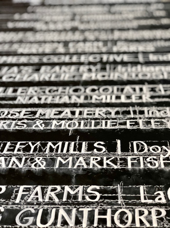 Local Vendor Board (detail)