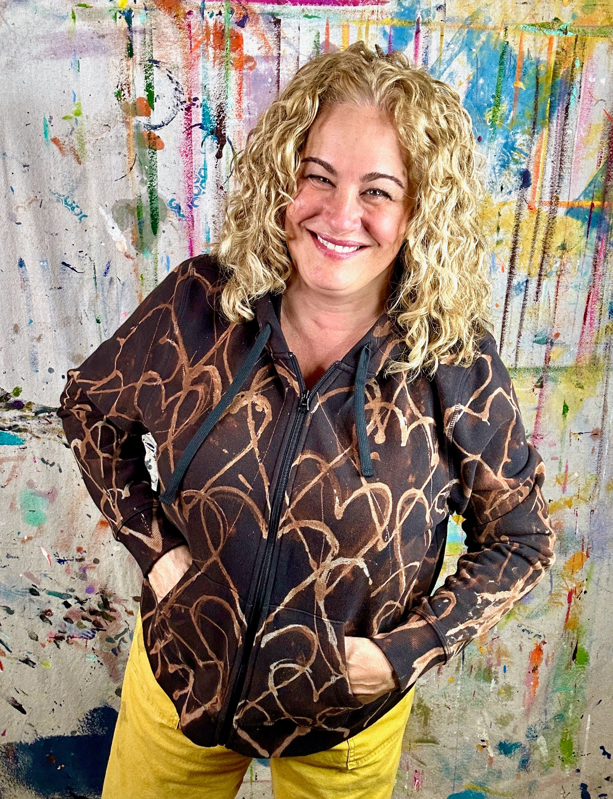 Heart Hoodie Black L/XL #09