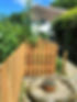Custom Larch Fence in Cottage Garden