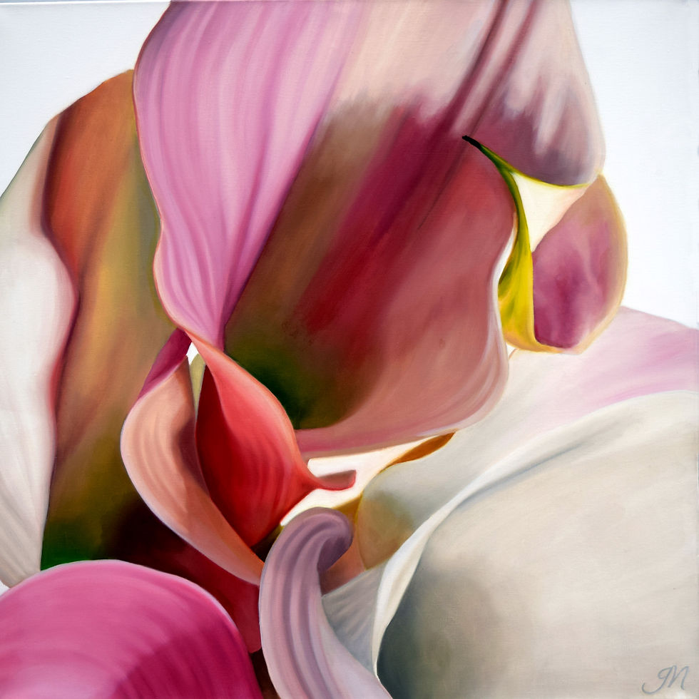 Calla Lily Oil 30x30