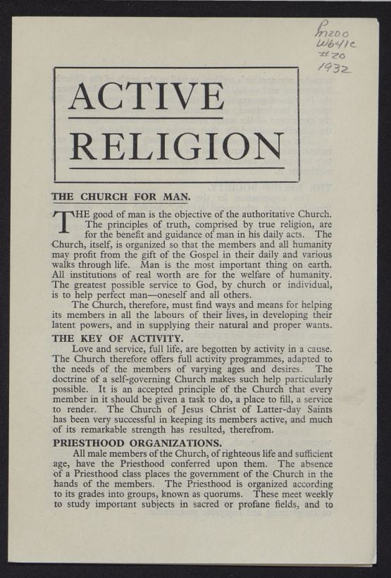 Active Religion
