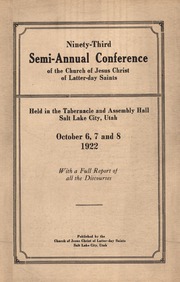 1922 October Volume 93 (No. 1)