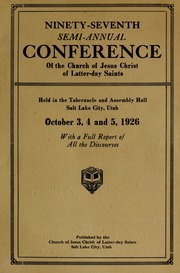 1926 October Volume 97 (No. 1)