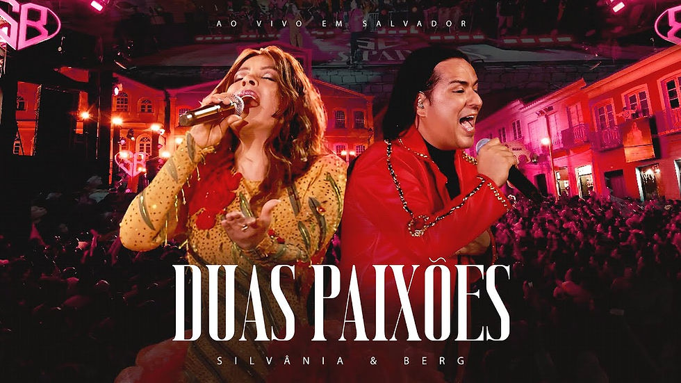 Silvânia Aquino e Berg Rabelo aparecem juntos em imagem de vídeo musical