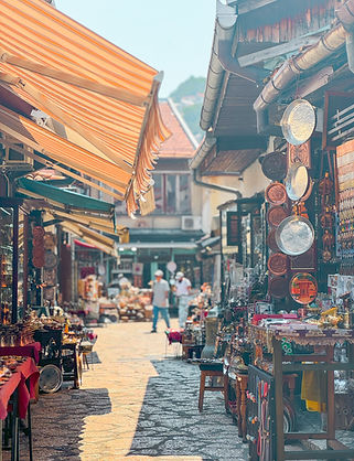 The streets of Sarajevo, Bosnia