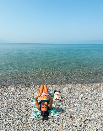 Relaxing by Lake Ohrid