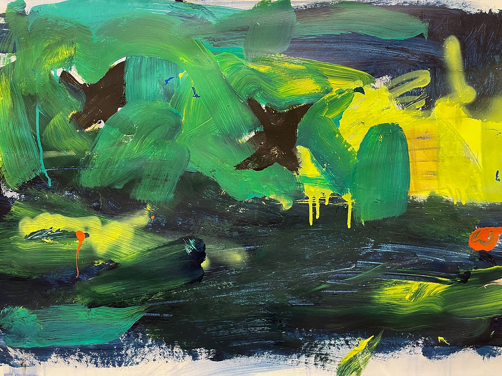 Sunset drips