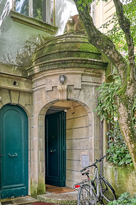 Entrée latérale d'un hotel particulier Boulevard des Belges à Lyon