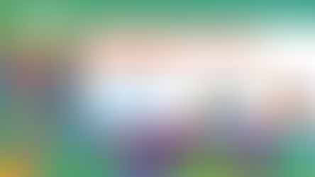 green banner of the event