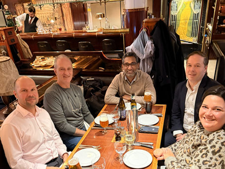 London team met for lunch yesterday