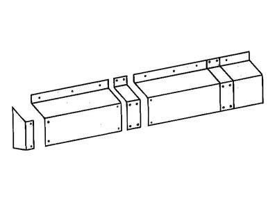 Pelmet Each 1m Section Galvanized
