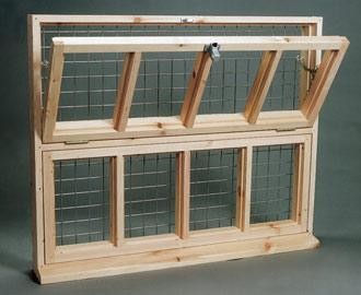Traditional Window with Perspex & Beading