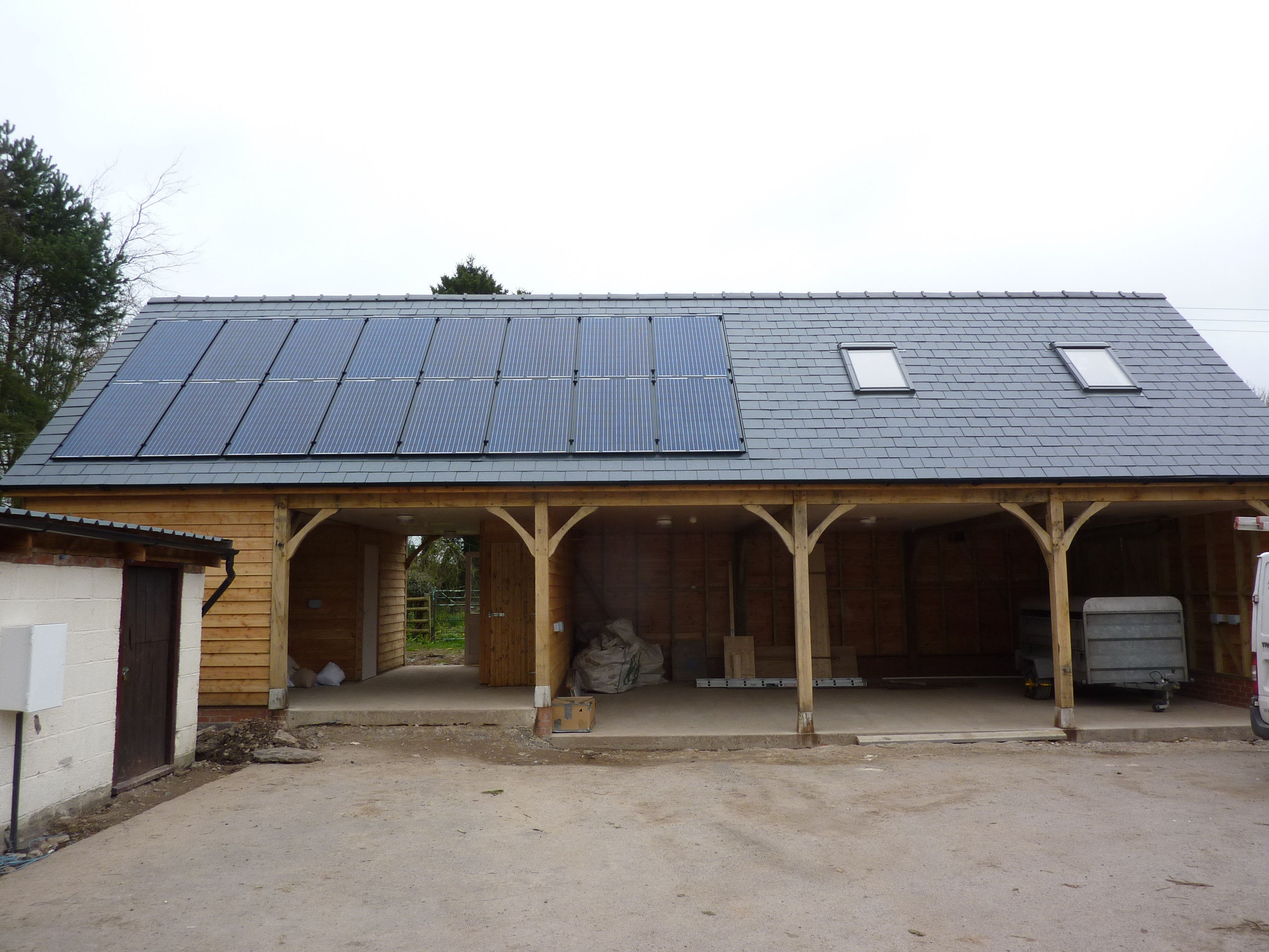 Four Bay Car Port and Store