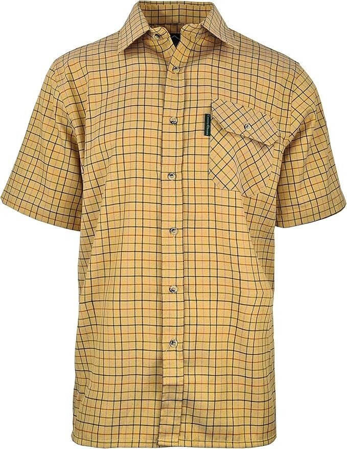 Balmoral Mustard Shirt Short Sleeve